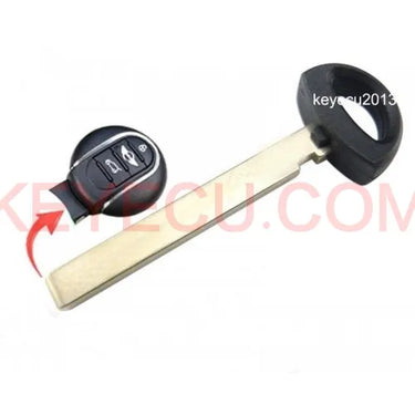 Uncut Insert Emergnecy Remote Key Blade for BMW Mini R55 R56 R57 R58 R59 R60